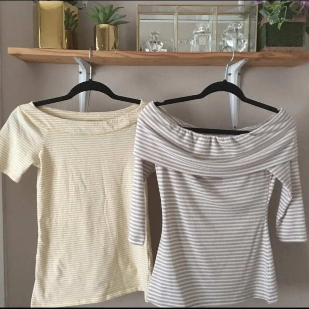 Two White House Black Market Tops